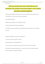 CDIP Certification Exam Prep 2026&sol;2027 &vert; Study Guide&comma; Practice Questions&comma; Verified Answers & Exam Review