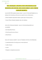 BSNC 1020 Module 2 2026&sol;2027 &vert; Study Guide&comma; Practice Questions&comma; Verified Answers & Exam Review