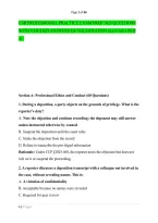 Csr Professional Practice Exam Prep 2026 Questions &NewLine;With Verified Answers Detailed Rationales Graded &NewLine;A&plus;