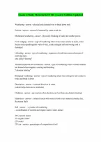 ESS 101 Exam 2 Questions and Answers 100 Pass