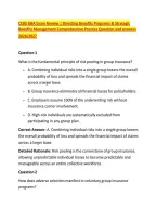 CEBS GBA Exam Review &vert; Directing Benefits Programs & Strategic &NewLine;Benefits Management Comprehensive Practice Question and answers &NewLine;2026&sol;2027 