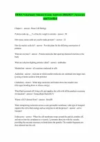 HOSA Veterinary Science Exams 20262027 Already Passed Answers 20262027 RATED A