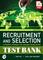 Test Bank &ndash; Recruitment and Selection&colon; A Strategic Approach for Canadian Organizations&comma; 2nd Edition &ndash; Hari Das & Carol Ann Samhaber &ndash; ISBN 9780137326235 &lpar;Full Chapters 1&ndash;10 Covered&rpar;&NewLine;