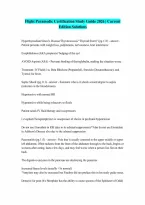 Critical Care Paramedic Kyle Faudrees Flight Paramedic Certification Study Guide QUESTIONS AND ANSWERS RATED A LATEST UPDATE 2026