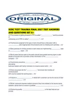 Iicrc Tcst Trauma Final 2027 Test Answers And Questions Set A&period;pd