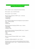 NUR 160 Exam 2 HONDROS Latest Answers 20262027 RATED A