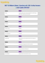 MGT 103 Interactive Review Session &vert; Questions with 100&percnt;&NewLine;Verified Answers &vert; Latest Update 2026&sol;2027