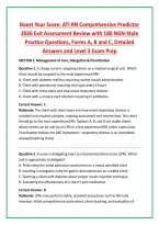 Boost Your Score&colon; ATI RN Comprehensive Predictor &NewLine;2026 Exit Assessment Review with 180 NGN-Style &NewLine;Practice Questions&comma; Forms A&comma; B and C&comma; Detailed &NewLine;Answers and Level 3 Exam Prep 