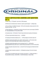 Argus Certification Answers And Questions Set A&period;pdf