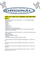 Chpn 2027 Exam Test Answers And Questions Set A&period;pdf