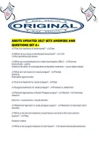 Absite Updated 2027 Sets Answers And Questions Set A&period;pdf