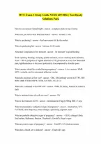 Nurs 629 Mvu Exam 1 Questions And Answers Rated A Latest Update 2026