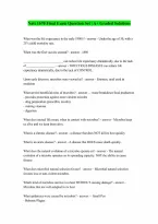 Nats 1670 Final Exam Verified Questions with 100 Correct Answers Graded A