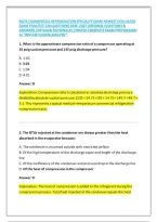 Nate Commercial Refrigeration Specialty Exam Newest Evaluated &NewLine;Exam Practice 120 Questions 2026-2027&vert;Original Questions & &NewLine;Answers &vert;Detailed Rationales &vert;Hinted Complete Exam Prep Graded &NewLine;A&plus;&ast;Instant Download Pdf&ast;