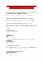 NR 283 Patho Exam 1 Test Questions and Answers With Complete SolutionCHAMBERLAIN COLLEGE OF NURSING Complete Questions and Verified Answers