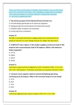 Texas Master Electrician Licensing Exam Newest Evaluated Exam &NewLine;Practice 120 Questions 2026-2027&vert;Original Questions & Answers &NewLine;&vert;Detailed Rationales &vert;Hinted Complete Exam Prep Graded &NewLine;A&plus;&ast;Instant Download Pdf&ast;