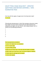 Gojet Final Exam 2026&sol;2027 &ndash; Updated Questions And Revised Answers &vert; 100&percnt; Guarantee Pass