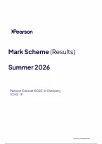 Edexcel GCSE Chemistry &vert; 1CH0&sol;1F Mark Scheme &vert; June 2026 Foundation
