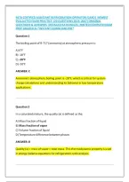 Reta Certified Assistant Refrigeration Operator &lpar;Caro&rcub;  Newest &NewLine;Evaluated Exam Practice 120 Questions 2026-2027&vert;Original &NewLine;Questions & Answers &vert;Detailed Rationales &vert;Hinted Complete Exam &NewLine;Prep Graded A&plus;&ast;Instant Download Pdf&ast;
