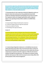 Reta Certified Industrial Refrigeration Operator &lpar;Ciro&rpar; Mock Exam &NewLine;Newest Evaluated Exam Practice 120 Questions 2026-2027&vert;Original &NewLine;Questions & Answers &vert;Detailed Rationales &vert;Hinted Complete Exam &NewLine;Prep Graded A&plus;&ast;Instant Download Pdf&ast;