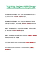PUR4404C Final Exam Newest 2026&sol;2027 Questions &NewLine;and Correct Detailed Answers Already Graded A&plus;