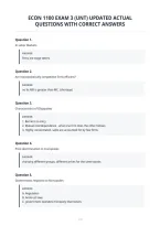 Econ 1100 Exam 3 &lpar;Unt&rpar; Updated Actual&NewLine;Questions With Correct Answers&NewLine;