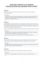 Econ 2035 Chapter 13 Lsu Rakiten&NewLine;Exam Questions And Answers Latest Update