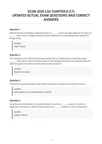 Econ 2035 Lsu Chapter 8 &lpar;17&rpar;&NewLine;Updated Actual Exam Questions And Correct&NewLine;Answers