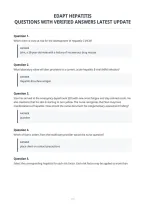 Edapt Hepatitis&NewLine;Questions With Verified Answers Latest Update&NewLine;