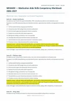 MEDAIDE Medication Aide Certification&colon; Skills Competency Workbook &ndash; 60 Practical Stations &lpar;PDF&rpar; &vert; 2026&ndash;2027 &vert; Medication Aide Exam Preparation