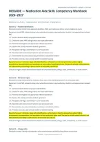 MEDAIDE Medication Aide Certification&colon; Skills Competency Workbook &ndash; 60 Practical Stations &lpar;PDF&rpar; &vert; 2026&ndash;2027 &vert; Medication Aide Exam Preparation