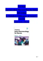 Nursing Pharmacology Drug Therapy Medication Safety Dosage Principles and Patient Education Willihnganz and Gurevitz 20th Edition ISBN 9780443126994 Test Bank&NewLine;&NewLine;