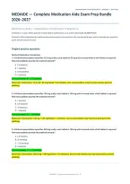 MEDAIDE Medication Aide Certification&colon; Complete Exam Prep Bundle &ndash; 250 Practice Questions &lpar;PDF&rpar; &vert; 2026&ndash;2027 &vert; Medication Aide Exam Preparation