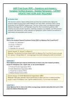 AHIP Final Exam (PDF) – Questions and Answers | Complete Verified ...