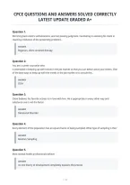 Cpce Questions And Answers Solved Correctly&NewLine;Latest Update Graded A&plus;