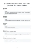 Cpcu 530 Test Frequently Tested Actual Exam&NewLine;Questions With Correct Answers&NewLine;