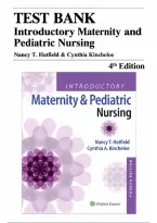 Test Bank Introductory Maternity and Pediatric Nursing 4th Edition by Nancy T&period; Hatfield & Cynthia Kincheloe &vert; ISBN 9781496346643 &vert; All 42 Chapters Covered &vert; LPN&sol;LVN Maternal-Child Exam Prep &lbrack;2026&rsqb;