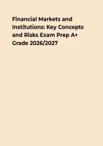 Financial Markets and Institutions &ndash; Key Concepts and Risks Study Guide&NewLine;&NewLine;