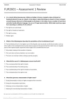 FUR2601 Assessment 1 Review &vert; Practice Questions&comma; Answers & Exam Study Guide 2026&sol;2027