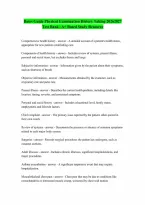 Test Bank for Bates Guide to Physical Examination and History Taking by Bickley Answers 20262027 RATED A