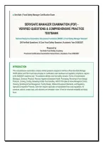 SERVSAFE FOOD PROTECTION MANAGER EXAM ALL-IN-ONE MASTER PACKAGE DEAL &vert; 5 FULL PRACTICE BANKS&comma; 500&plus; ALIGNED QUESTIONS&comma; FLOW OF FOOD&comma; HACCP & SANITATION MATRICES &mdash; 100&percnt; VERIFIED