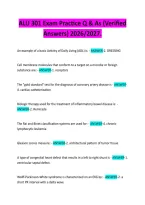 ALU 301 Exam Practice Q & As &lpar;Verified Answers&rpar; 2026&sol;2027&period; 