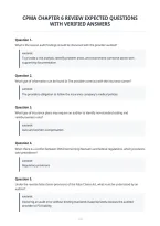 Cpma Chapter 6 Review Expected Questions&NewLine;With Verified Answers&NewLine;