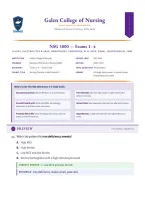 NSG 3800 &sol; NSG3800 Exams 1-4 &lpar;LATEST EDITION&rpar; Adult Health II Study Guide &vert; Complete Questions & Verified Answers &vert; 100&percnt; Correct &vert; Grade A &ndash; Galen