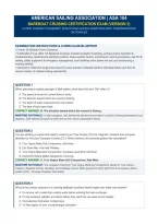 ASA 104 Exam V2 &lpar;Latest 2025&sol; 2026 Update&rpar; Questions & Answers&vert; Grade A&vert; 100&percnt; Correct &lpar;Verified Solutions&rpar;