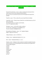 Excel Crash Course Exam from Wall Street Prepwall Street Prep Latest UPDATE 100 CORRECT ANSWERS