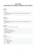 Cpxp Exam&NewLine;Questions With Verified Answers Latest Update