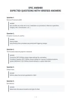 Epic Amb400&NewLine;Expected Questions With Verified Answers&NewLine;