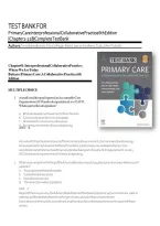 Test Bank for Primary Care&colon; Interprofessional Collaborative Practice 6th Edition by Terry Mahan Buttaro &ndash; Chapters 1&ndash;228&comma; Questions and Answers 2026&ndash;2027