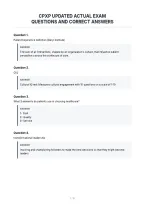 Cpxp Updated Actual Exam&NewLine;Questions And Correct Answers
